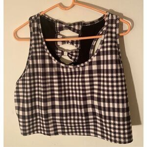 Cato Active Sports Bra 18/20 checks & bows